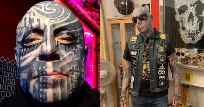 'Britain's most tattooed man' to get the last 3% of his remaining skin tattooed despite his wife's disapproval
