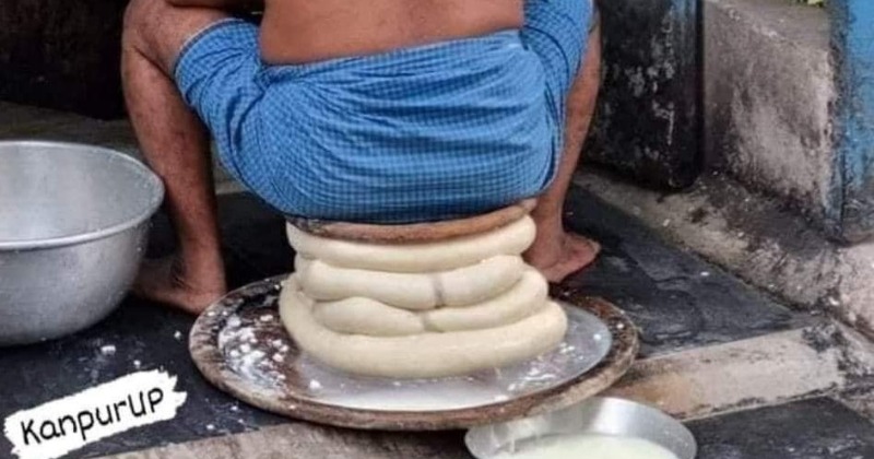'The Curd Of The Matter': Photo Of Man Sitting On Raw Paneer Goes Viral, Internet Expresses Concern