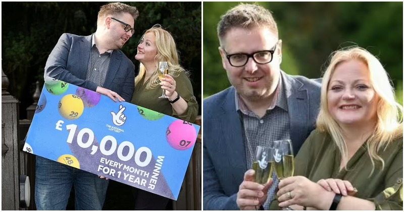 Couple Who Ignored 4 Lottery Emails Discovered They Had Won £10,000 A Month For One Year