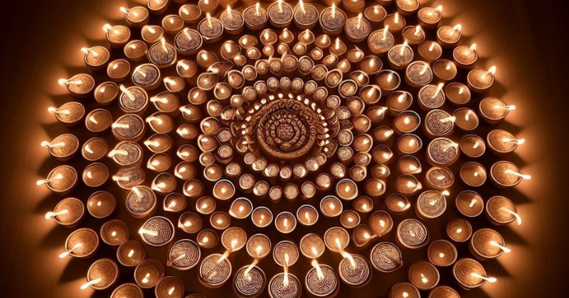 Diwali Special Optical Illusion: Guess How Many Diyas Are In This Image & Prove You're A Pro!