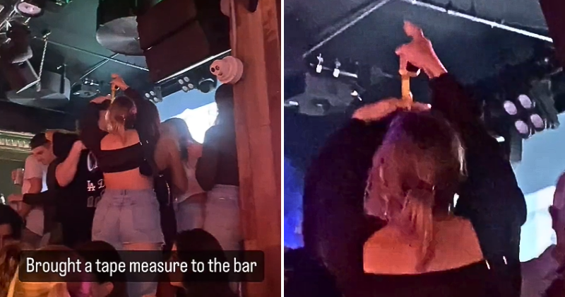 Is Height A Deal-Breaker In Relationships? Woman Shocks Internet, Goes Around Bar Using Tape Measure To Find Tall Partner