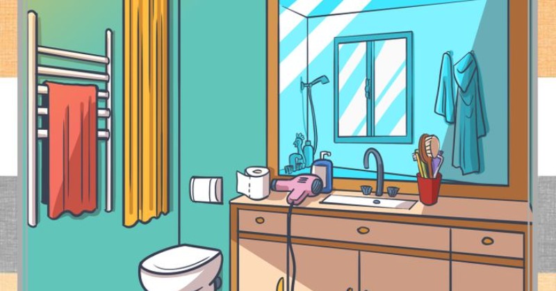 Optical Illusion: Test Your IQ And Find The Chicken Inside The Bathroom Within 9 Seconds