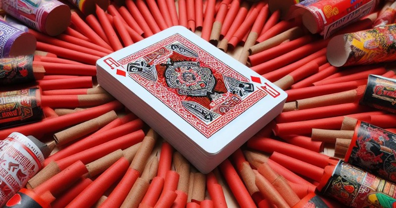 Optical Illusion: What Do You See First? A Fun Personality Test With Cards And Firecrackers